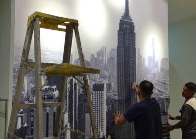 instalación de vinil